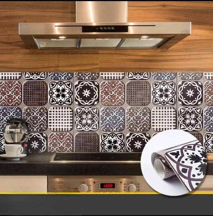 Vintage Printed Wallpaper, Self Adhesive Mediterranean Wallpaper, Bathroom Kitchen Cabinets Desktop Stickers, Groovy Peel & Stick Wallpaper, Removable Self Adhesive Wall Decor Vintage Printed Wallpaper, Self Adhesive Mediterranean Wallpaper, Bathroom Kitchen Cabinets Desktop Stickers, Groovy Peel & Stick Wallpaper, Removable Self Adhesive Wall Decor